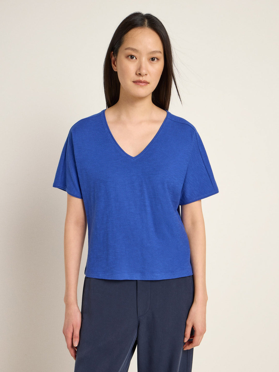 Shirt GOTS Electric Blue von Lanius 2