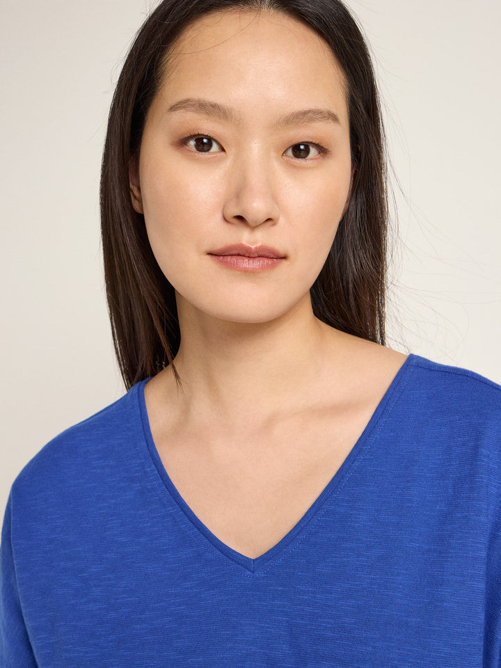 Shirt GOTS Electric Blue von Lanius 3