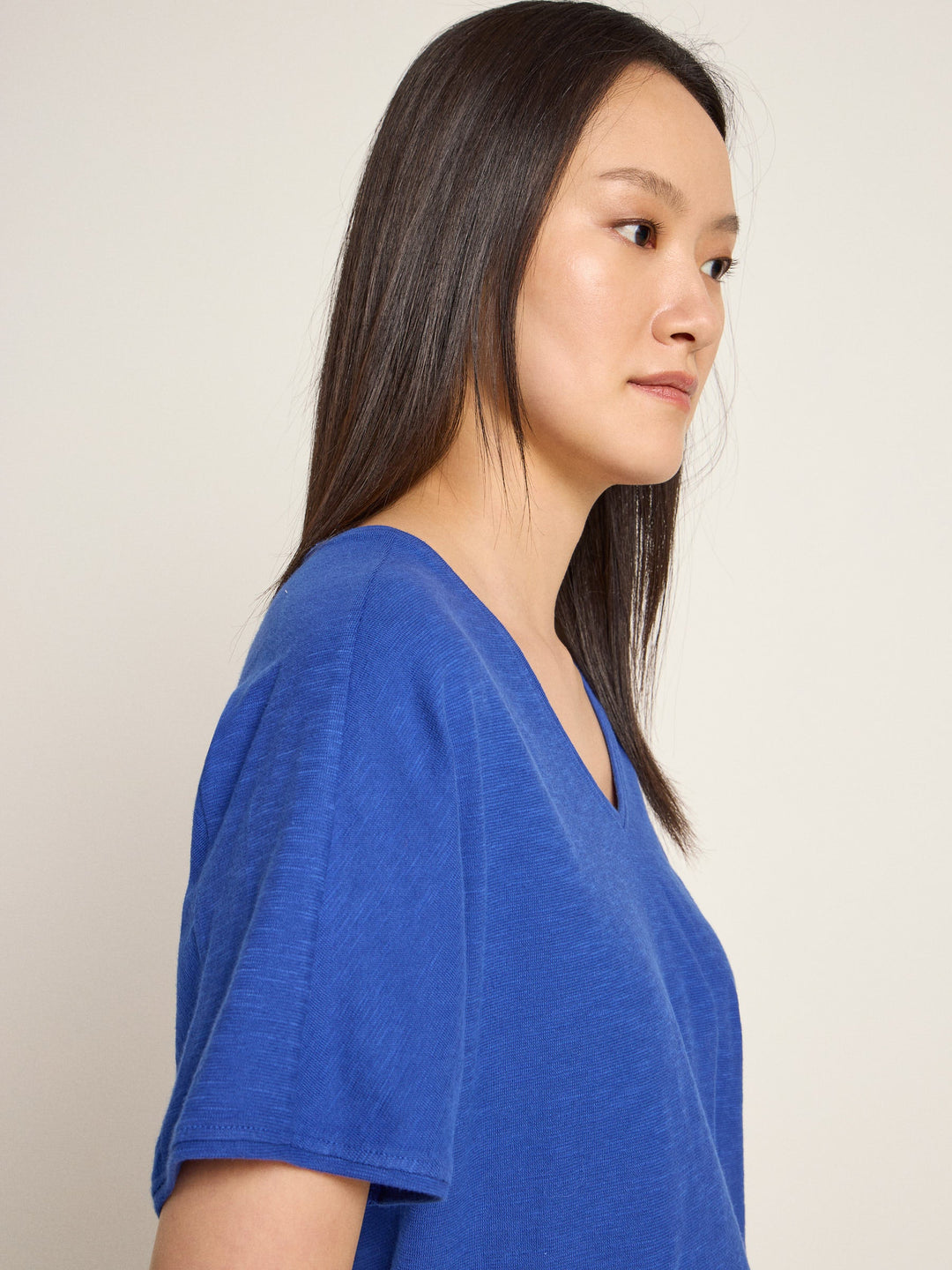 Shirt GOTS Electric Blue von Lanius 4