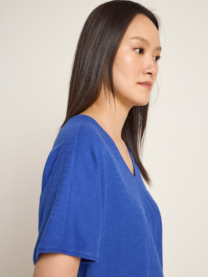 Shirt GOTS Electric Blue von Lanius 4