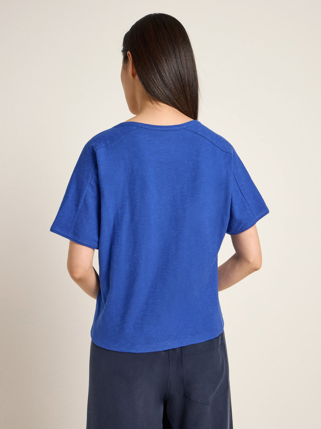 Shirt GOTS Electric Blue von Lanius 5