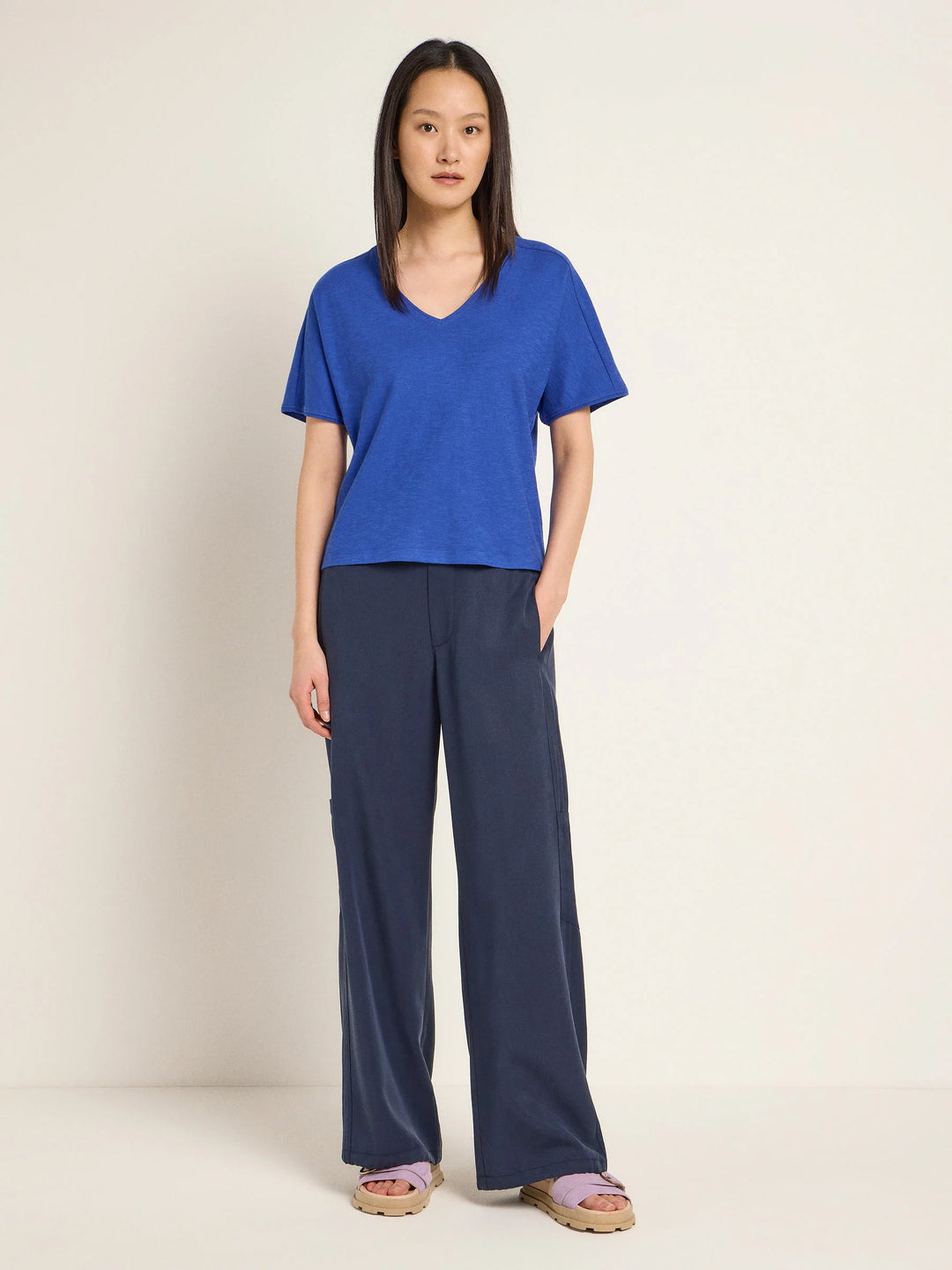 Shirt GOTS Electric Blue von Lanius