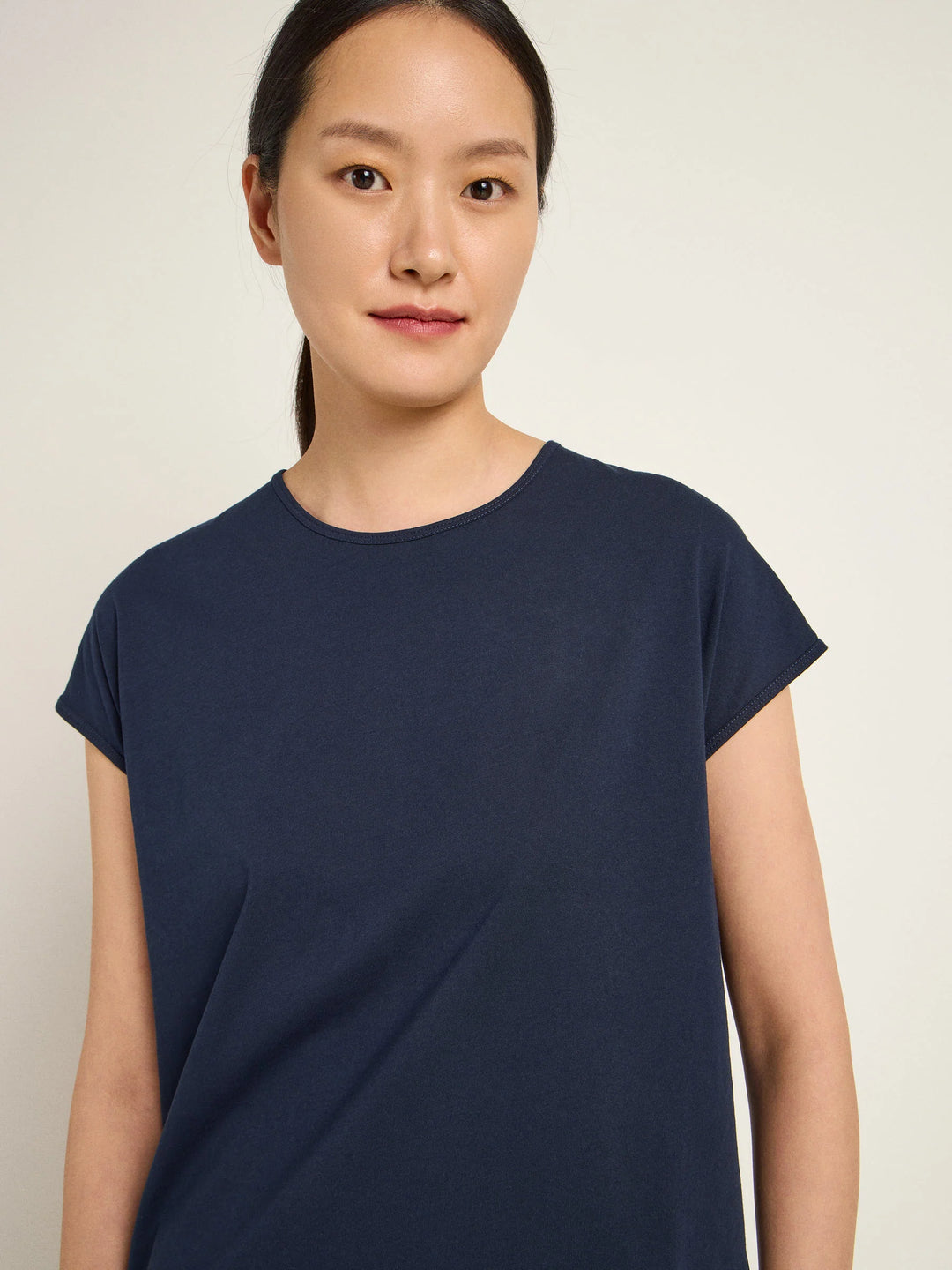 Shirt mit überschnittener Schulter Midnight von Lanius 3