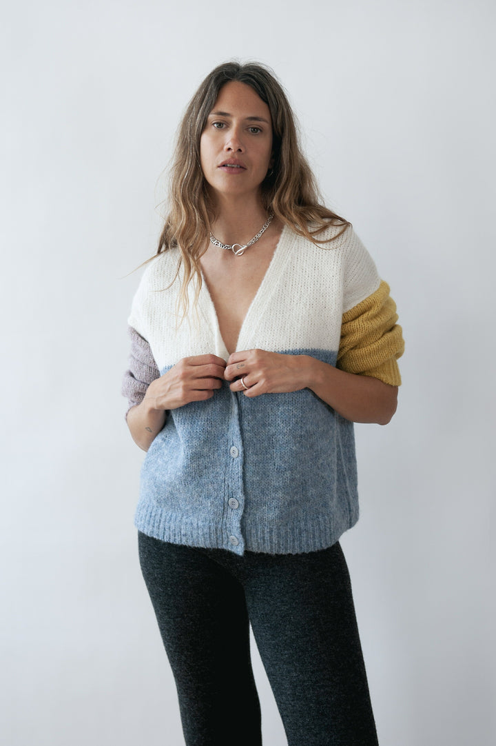 Cardigan Delta Sky & Sun von Jungle Folk 3
