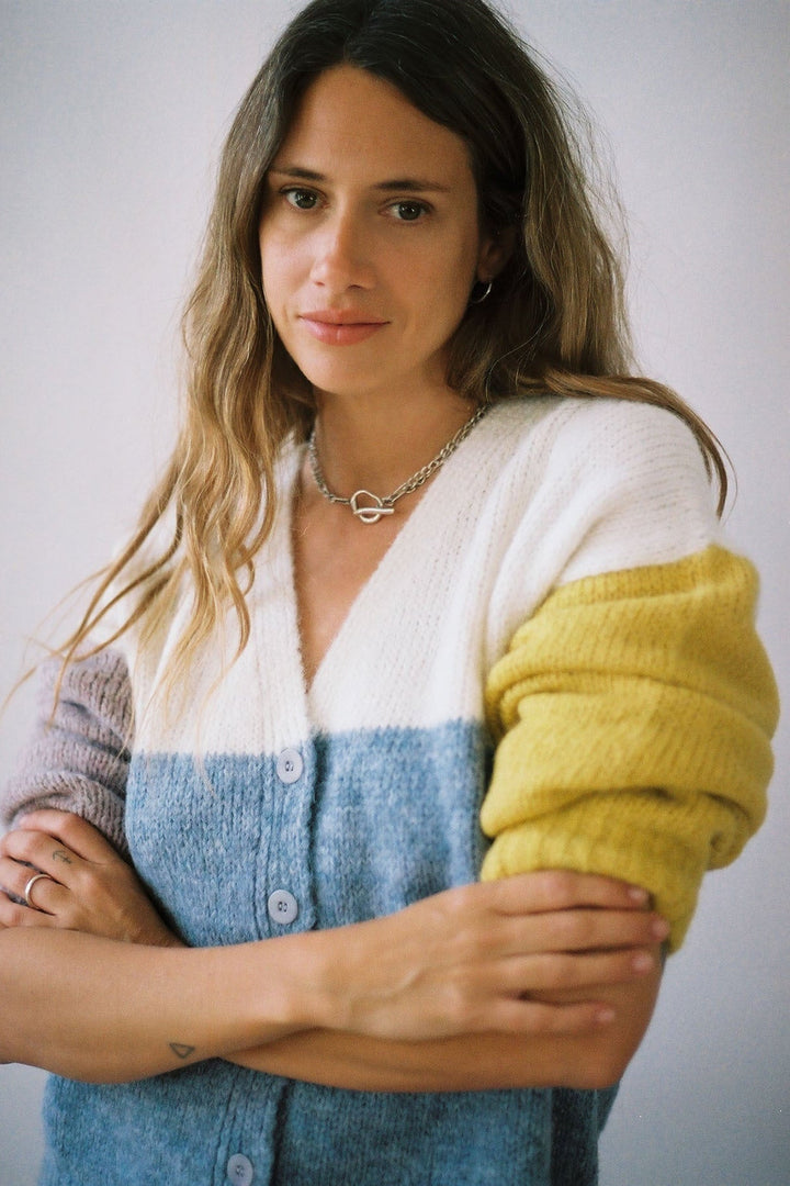 Cardigan Delta Sky & Sun von Jungle Folk