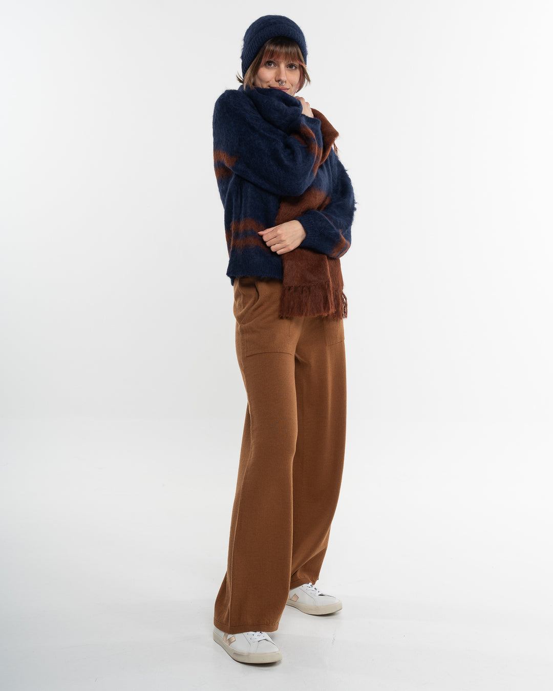 Strickhose Cot-Wool Cinnamon von Alma & Lovis 4