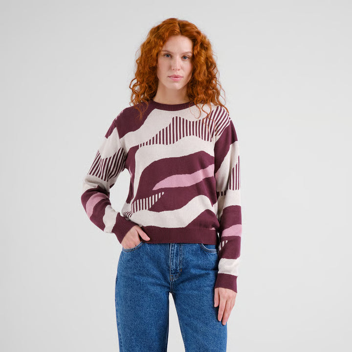 Sweater Arendal Flowing Abstract Multi Color von Dedicated 2