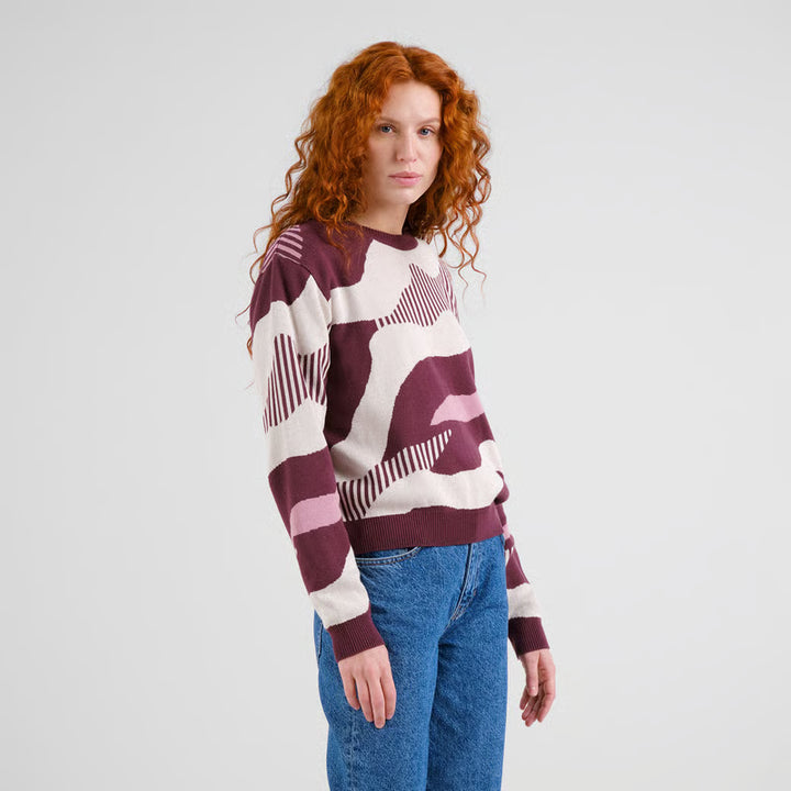 Sweater Arendal Flowing Abstract Multi Color von Dedicated 4