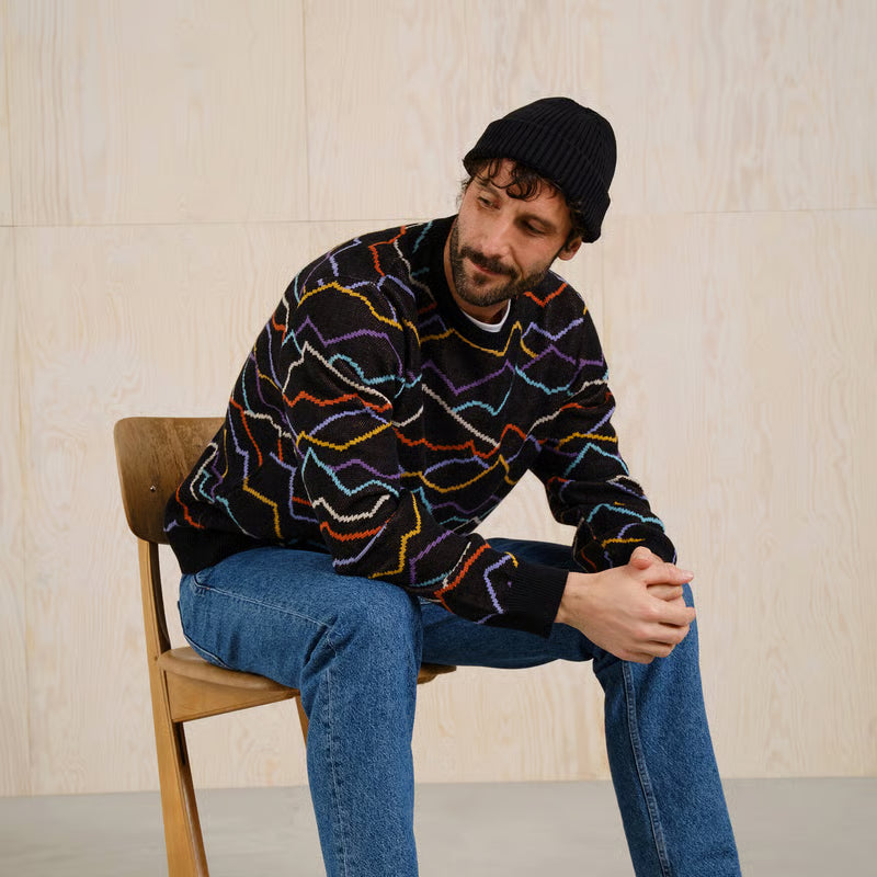 Sweater Mora Line Mountain AOP von Dedicated 2