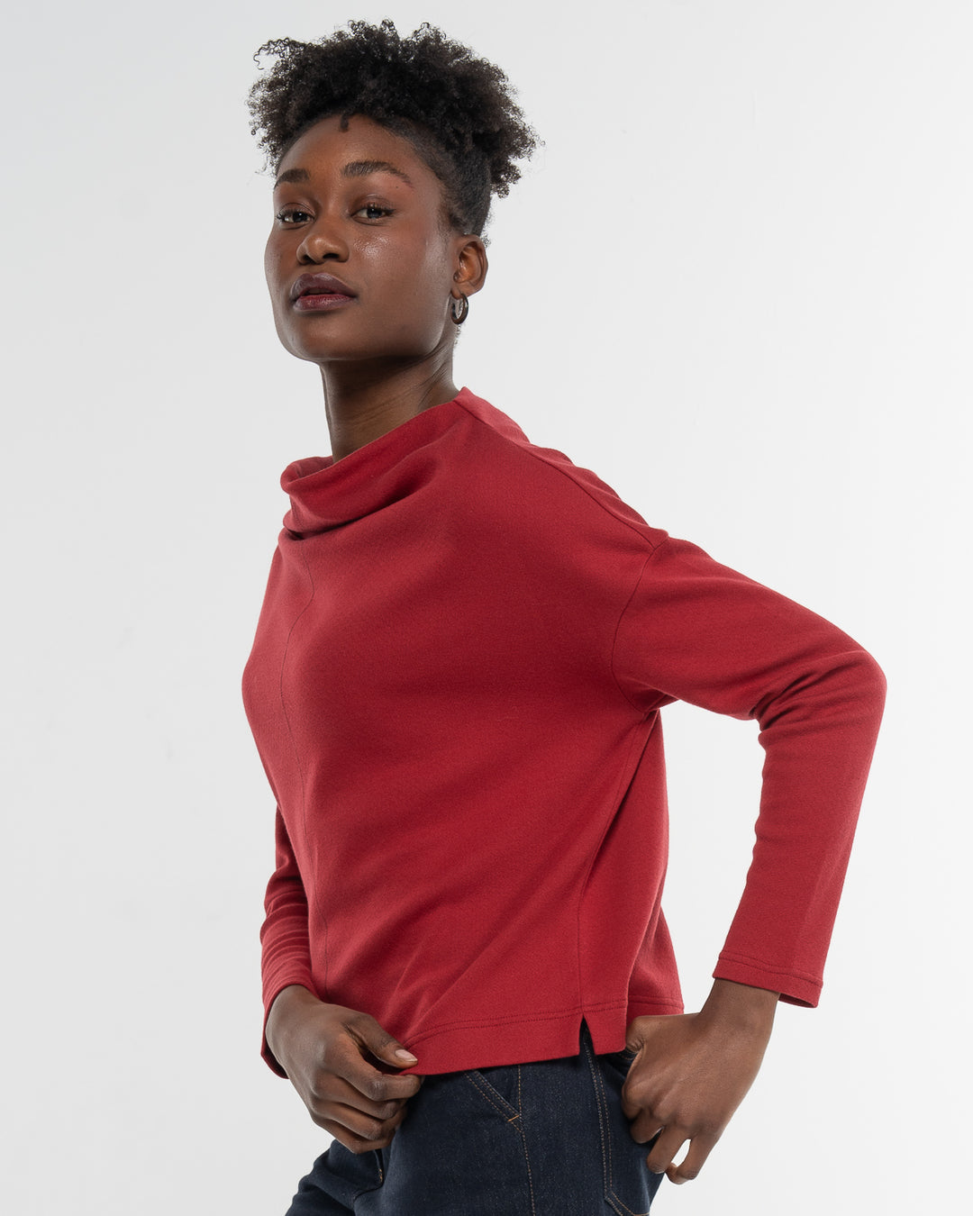 Sweater mit Wasserfallausschnitt Gentle Cascade Rio von Alma & Lovis 3