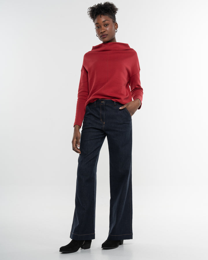 Sweater mit Wasserfallausschnitt Gentle Cascade Rio von Alma & Lovis 5