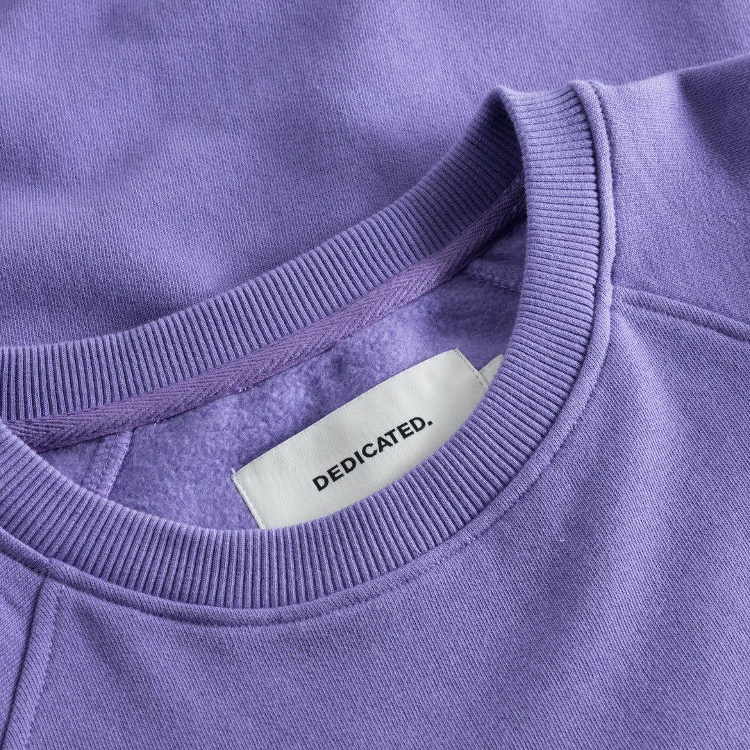 Sweatshirt Ystad Base Paisley Purple Dedicated zoom