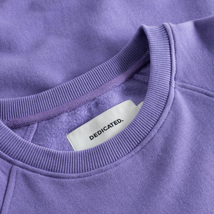 Sweatshirt Ystad Base Paisley Purple Dedicated zoom