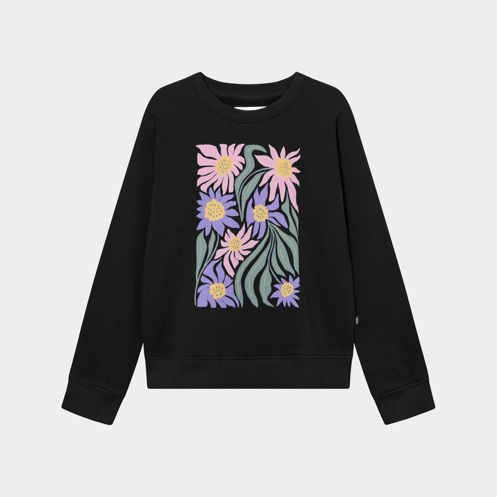 Sweatshirt Ystad Daisy Block Black von Dedicated