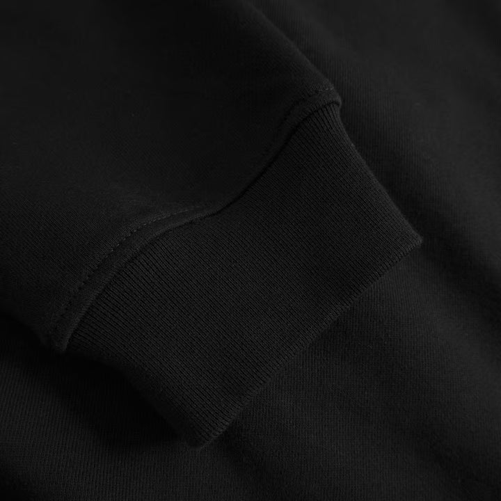 Sweatshirt Ystad Line Art Leaves Black von Dedicated 4