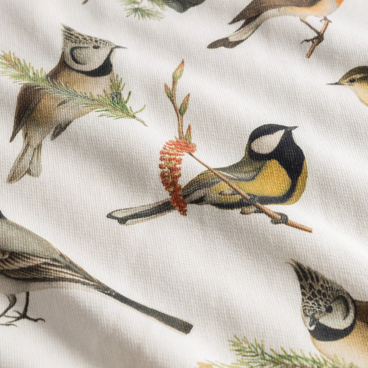 Swetshirt Ystad Autumn Birds Off White von Dedicated zoom