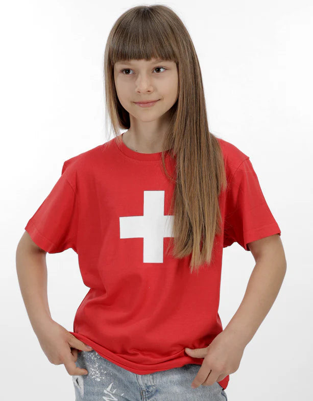 T-Shirt Helvetica Kids Rot Switcher Model
