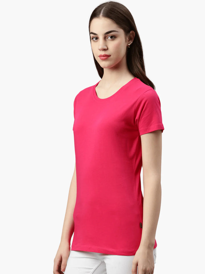 T-Shirt Lady Gaia Cyclamen Pink Switcher Model