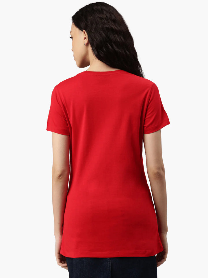 T-Shirt Lady Gaia Rot Switcher Model 2