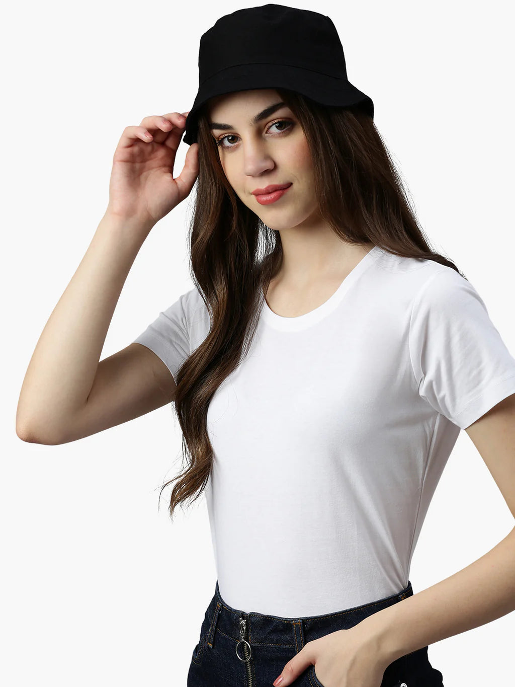 T-Shirt Lady Gaia Weiss Switcher Model