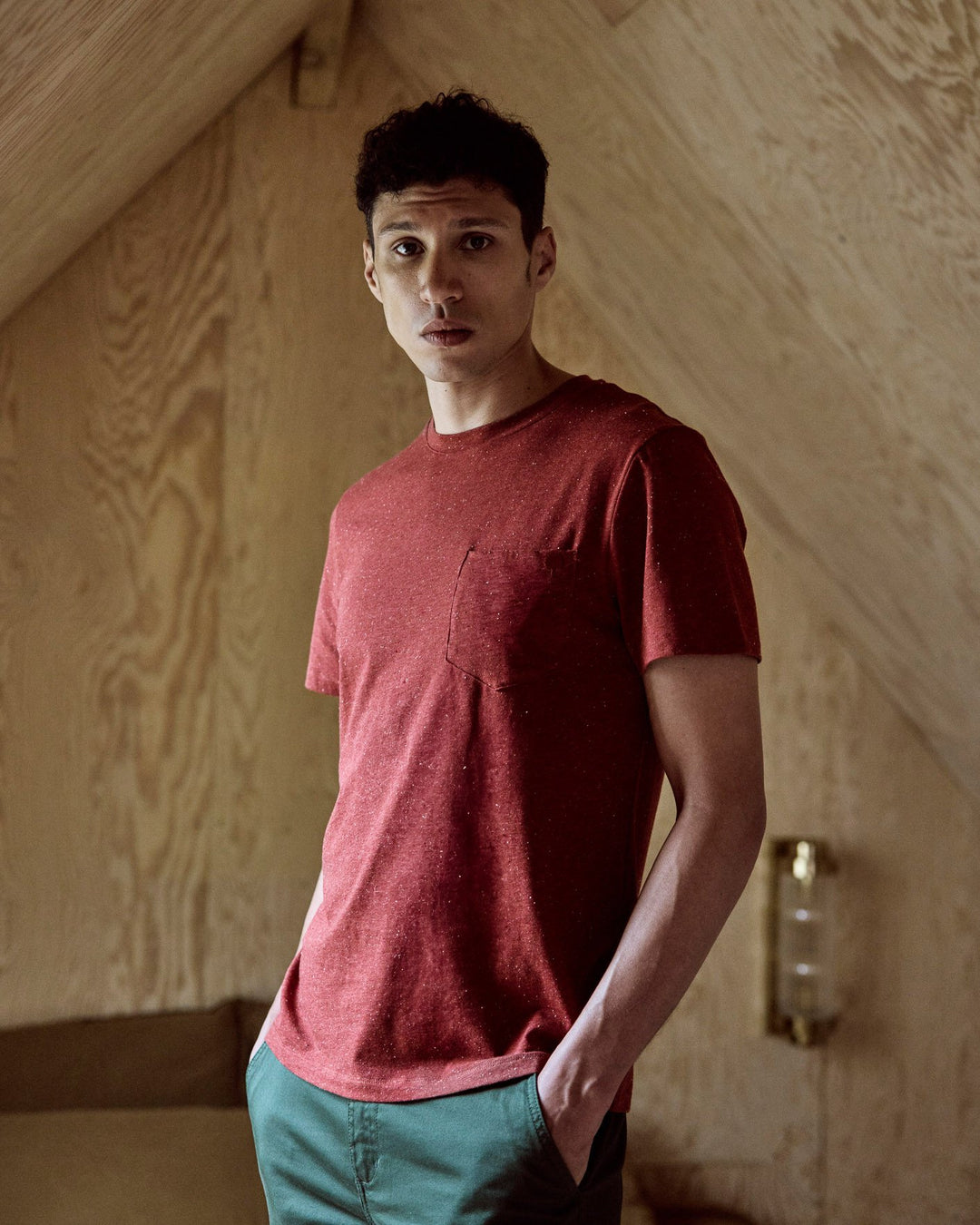 T-Shirt Olonne Burgundy von Faguo