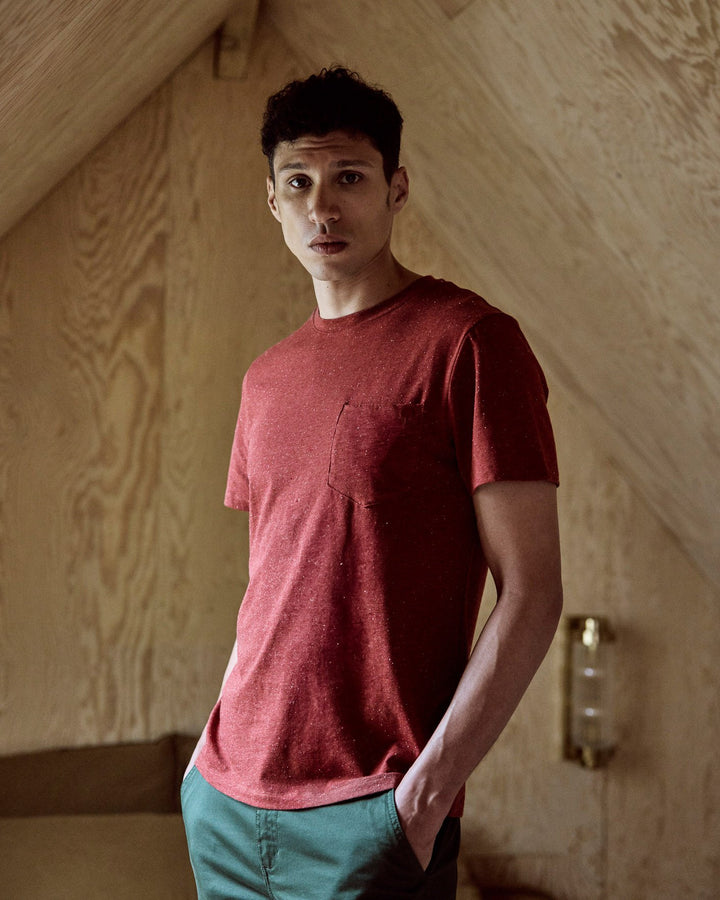 T-Shirt Olonne Burgundy von Faguo