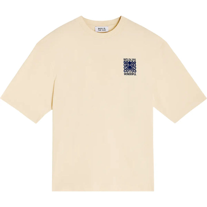 T-Shirt Pulpo Cream von Bask in the Sun 2