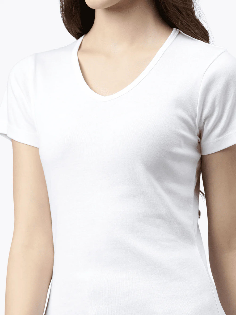 T-Shirt Ripp V-Neck Efia Weiss Switcher Model 2