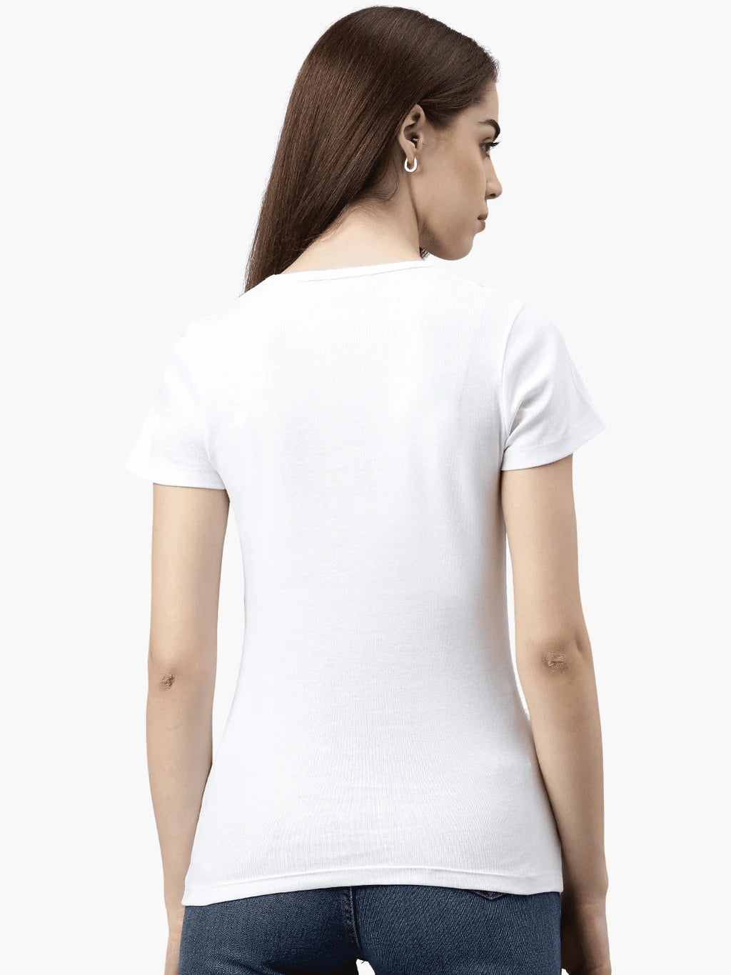 T-Shirt Ripp V-Neck Efia Weiss Switcher Model 3