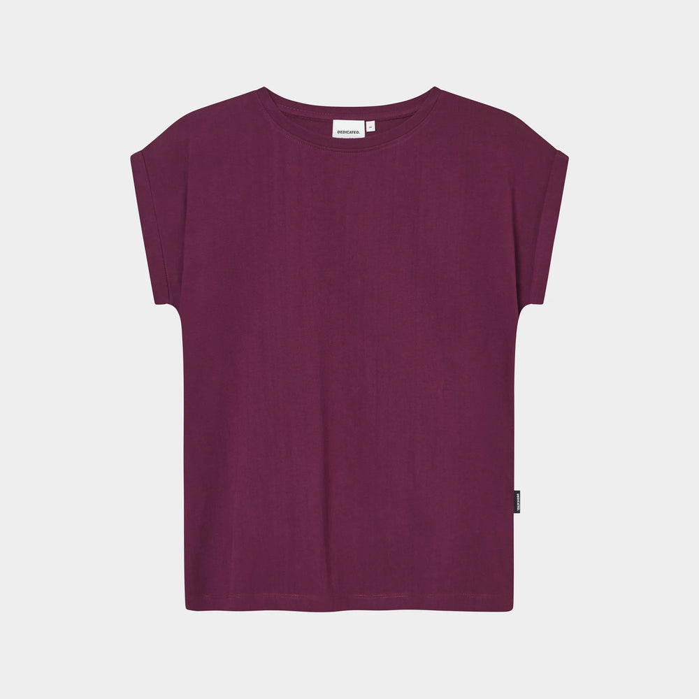 T-Shirt Visby Base Fig Red von Dedicated 5