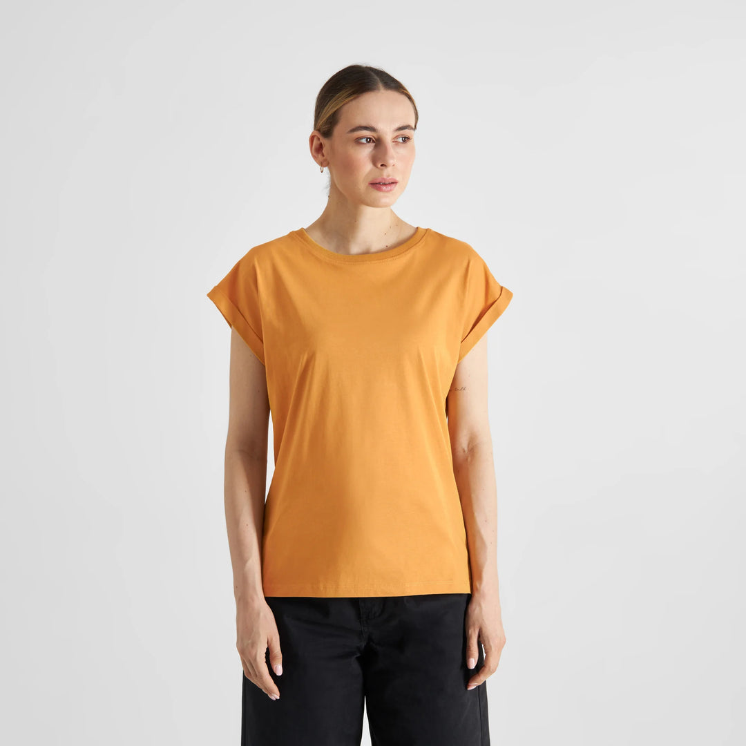 T-Shirt Visby Base Gold Yellow von Dedicated