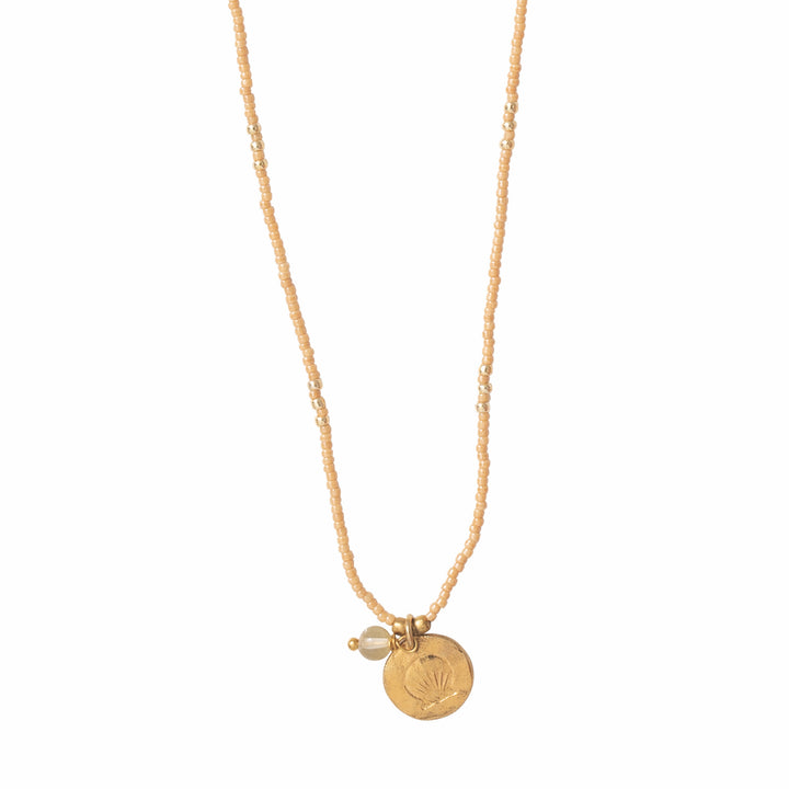 Timeless Citrin Gold Halskette von A Beautiful Story Zoom