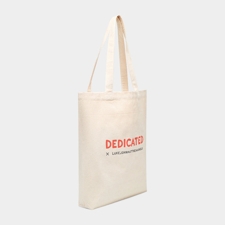 Tote Bag Torekov Grow Up Off-White von Dedicated Rückseite