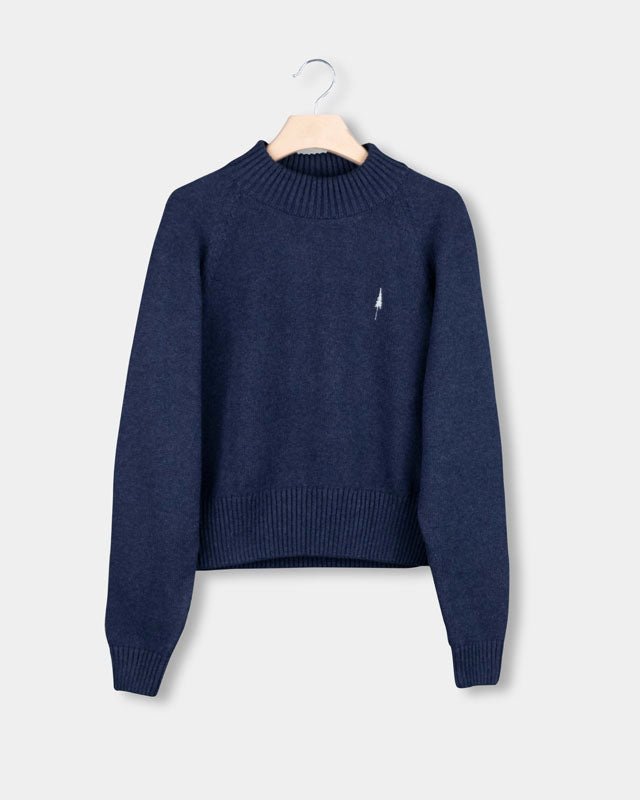 TreePullover Cosy Women Navy Mel von Nikin 1