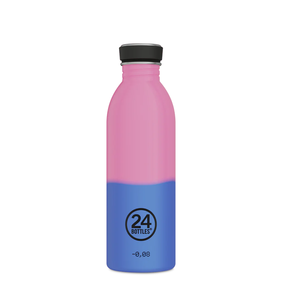 Trinkflasche Urban REactive Pink/Blue 0.5l von 24 Bottles