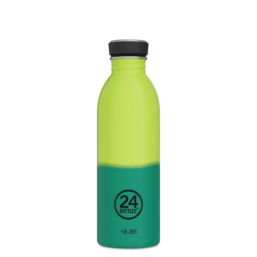 Trinkflasche Urban REactive Yellow/Green 0.5l von 24 Bottles