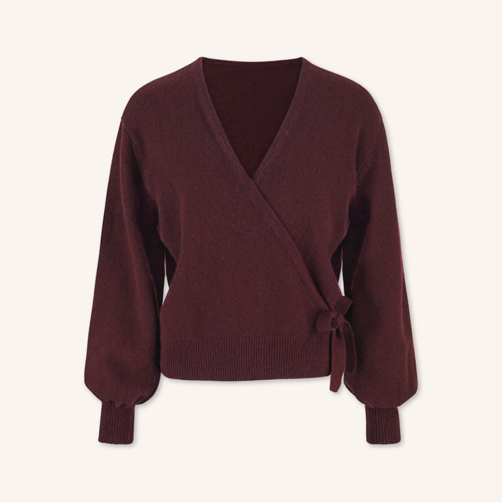 Wickelcardigan Mona Cherry von Nordlicht 2