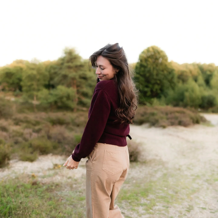 Wickelcardigan Mona Cherry von Nordlicht 4