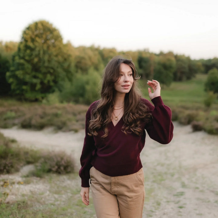 Wickelcardigan Mona Cherry von Nordlicht 5