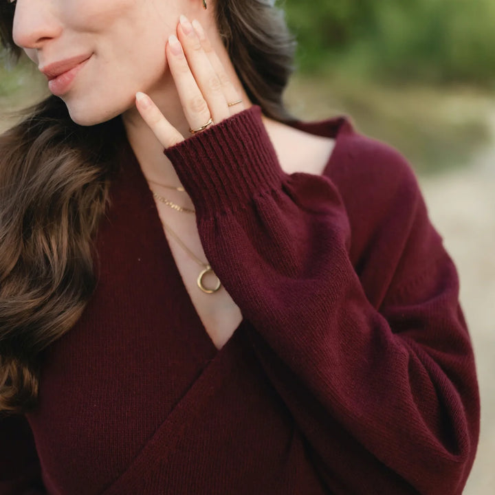 Wickelcardigan Mona Cherry von Nordlicht 7