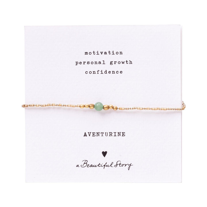 Armband Iris Card Aventurin von A Beautiful Story