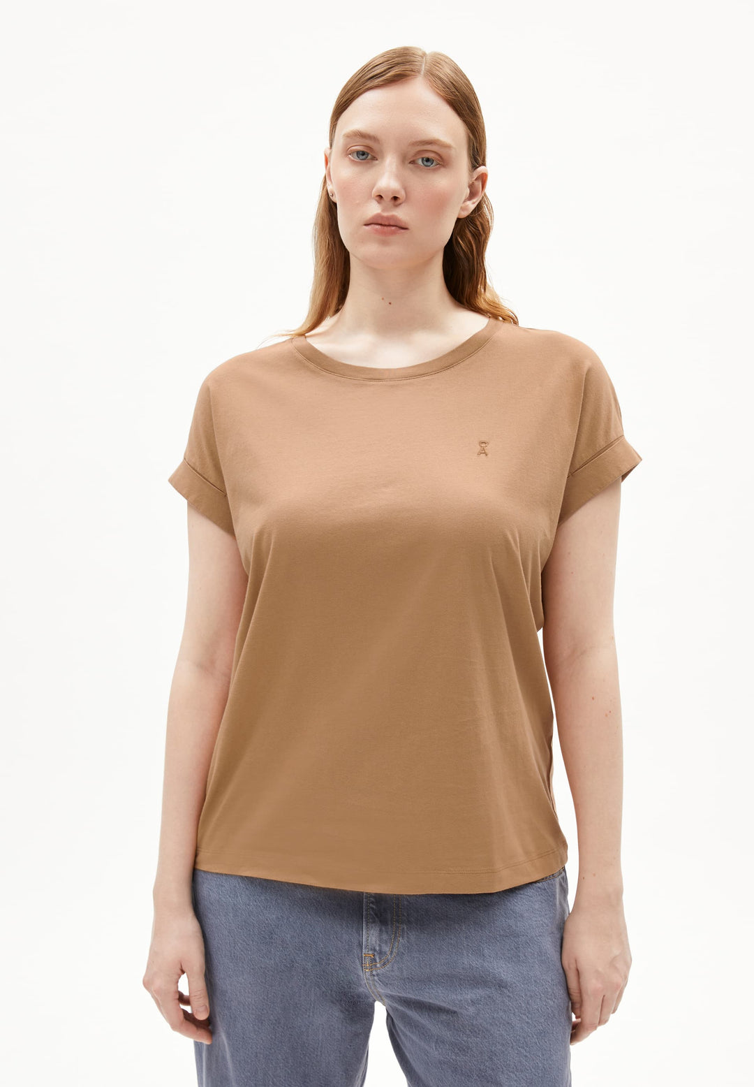 T-Shirt IDAARA Pale Umber von Armedangels
