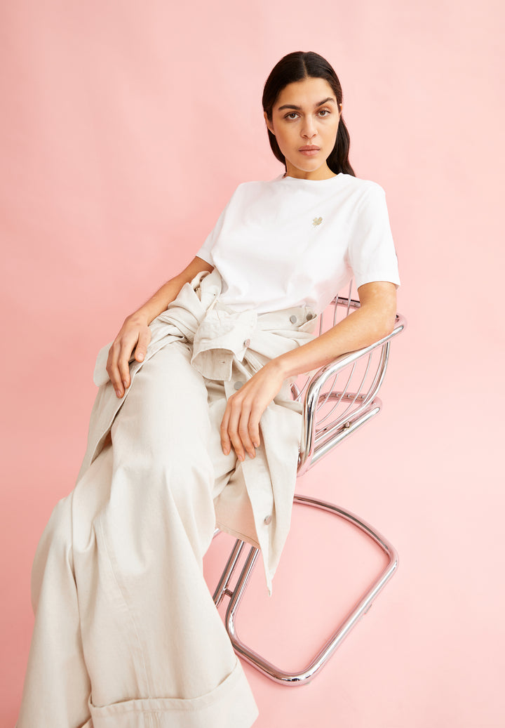 T-Shirt LUALAA ICONS Green-White von Armedangels 3