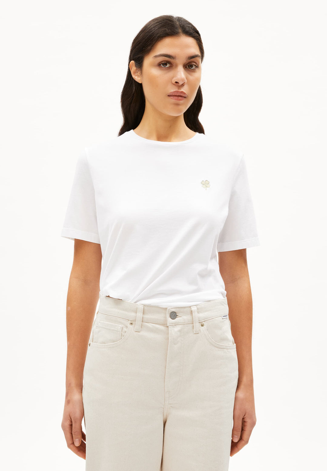 T-Shirt LUALAA ICONS Green-White von Armedangels