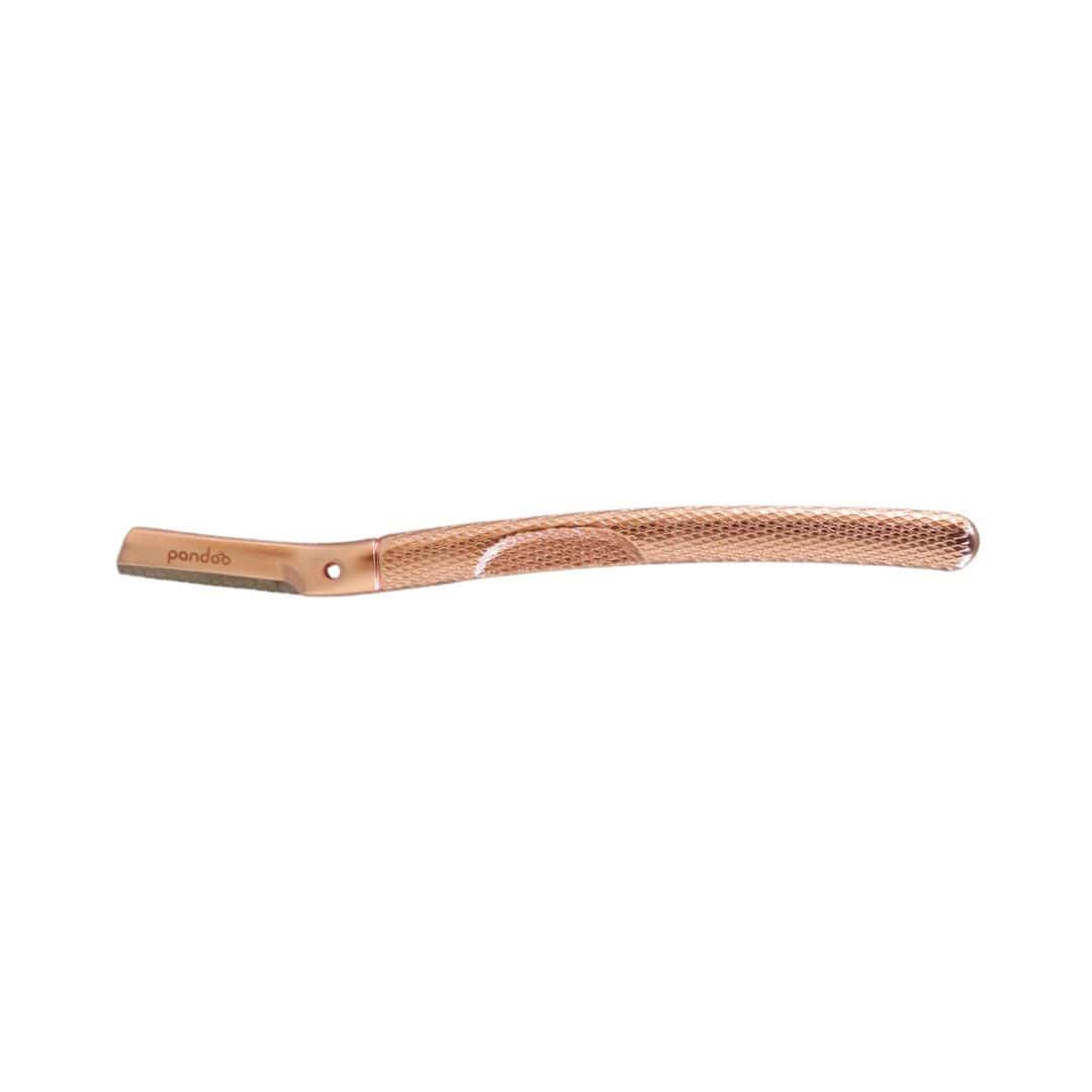 Augenbrauen Rasierer Rosegold von Pandoo 3
