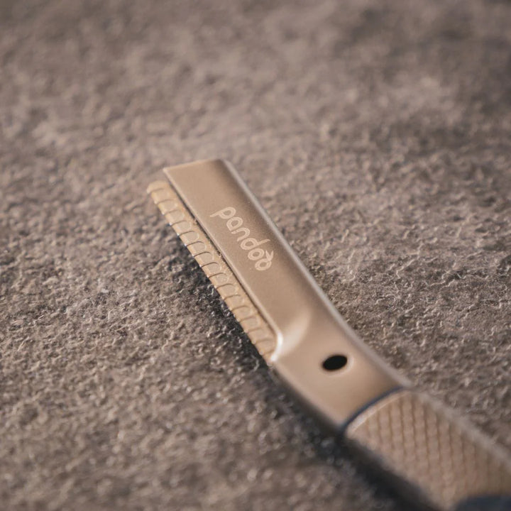 Augenbrauen Rasierer Rosegold von Pandoo 6