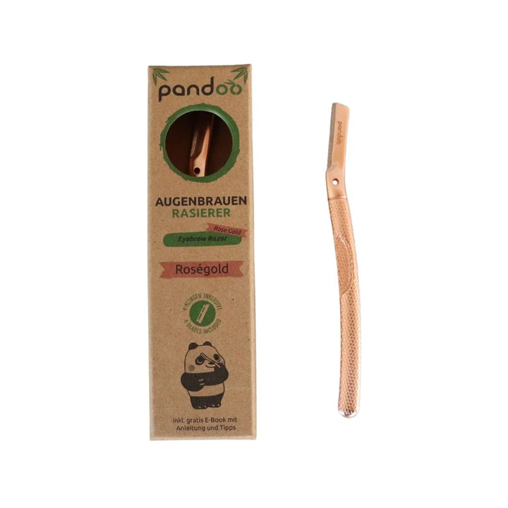 Augenbrauen Rasierer Rosegold von Pandoo