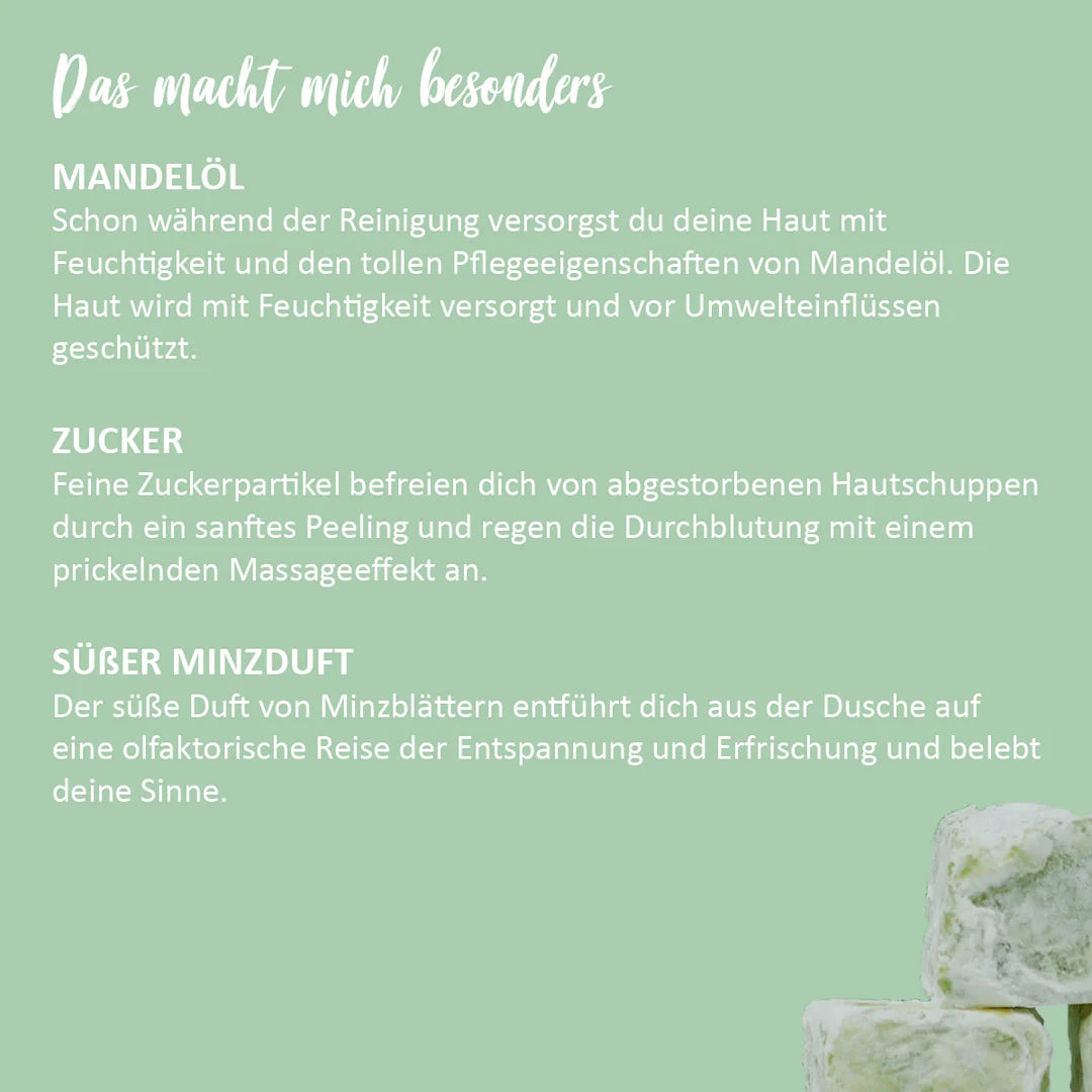3in1 Dusch-Konfekt Sweet Mint von Puremetics Infos