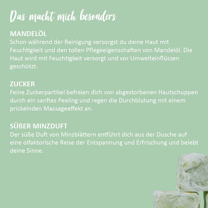 3in1 Dusch-Konfekt Sweet Mint von Puremetics Infos