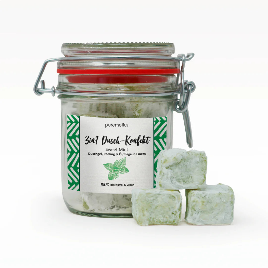 3in1 Dusch-Konfekt Sweet Mint von Puremetics